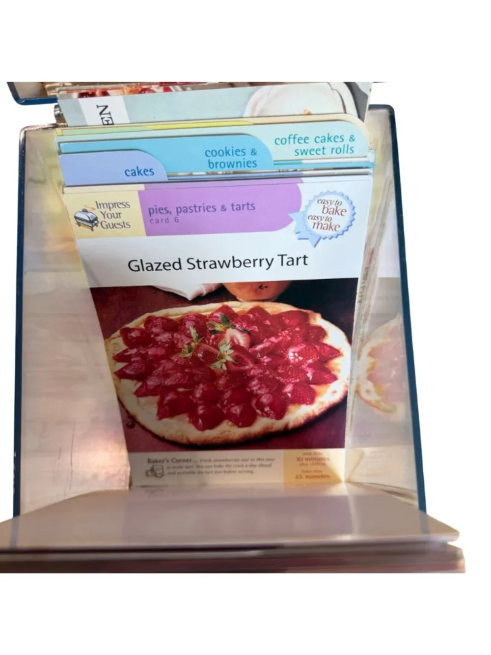 Easy To Bake Easy To Make 111 Recipe Cards Collection Plastic Case Categories